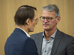 DKG-Präsident Gaß mit Bundesminister Lauterbach